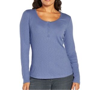 NWT Eddie Bauer Scoop Snap Henley